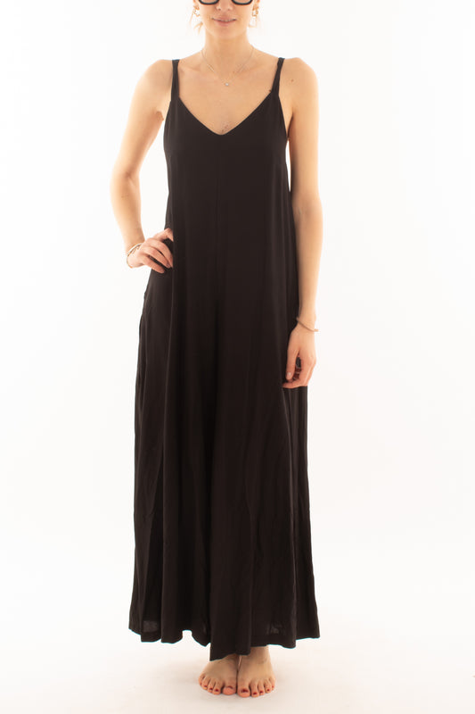 Tuta con pantalone largo da Donna Metoo - Nero