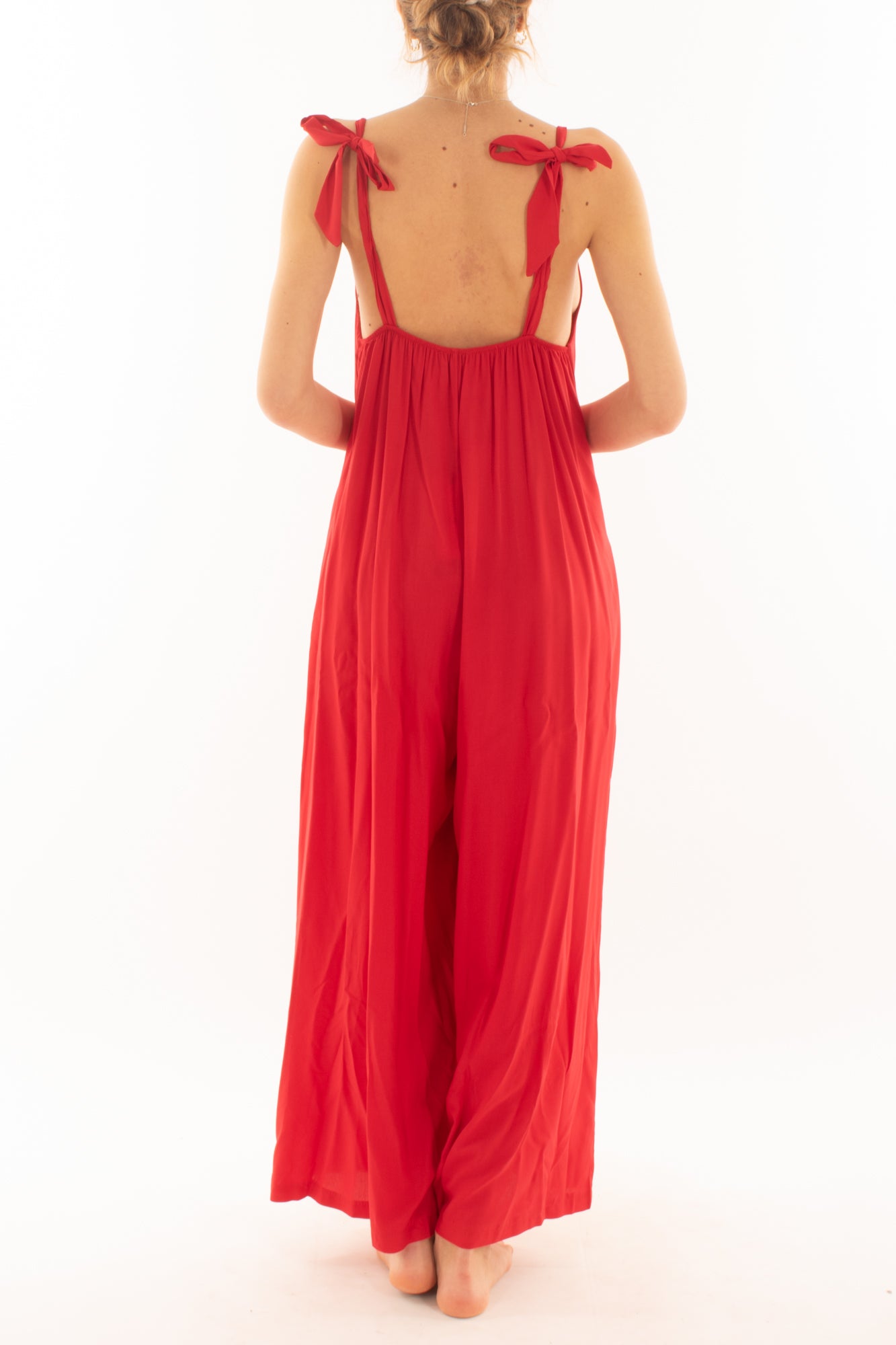 Tuta con pantalone largo da Donna Metoo - Rosso