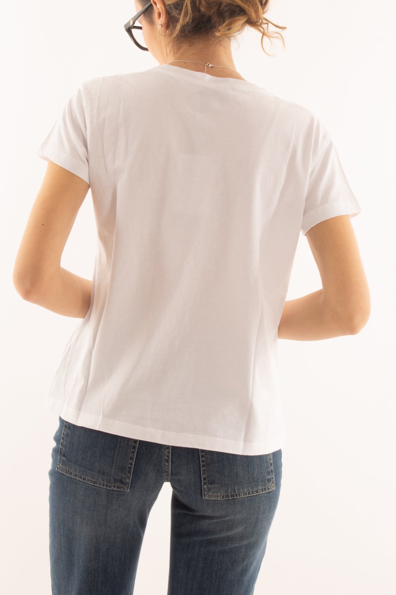 T-shirt topolina da Donna Motel - Oro