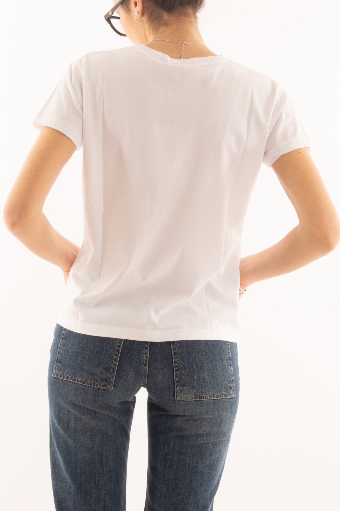 T-shirt topolino da Donna Motel - Argento