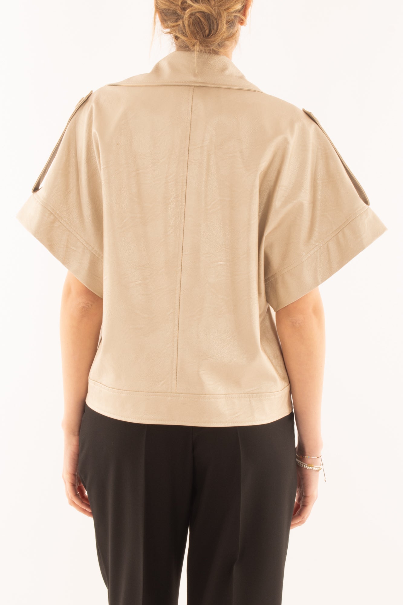 Chiodo eco pelle da Donna Motel - Oro