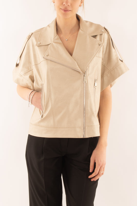 Chiodo eco pelle da Donna Motel - Oro