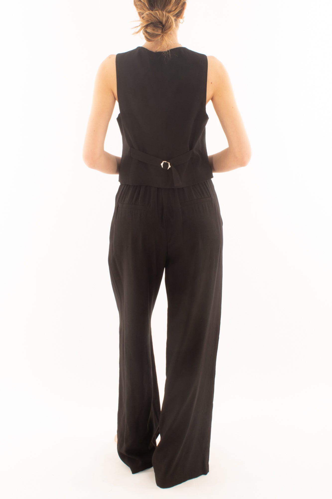 Completo con gilet da Donna Motel - Nero
