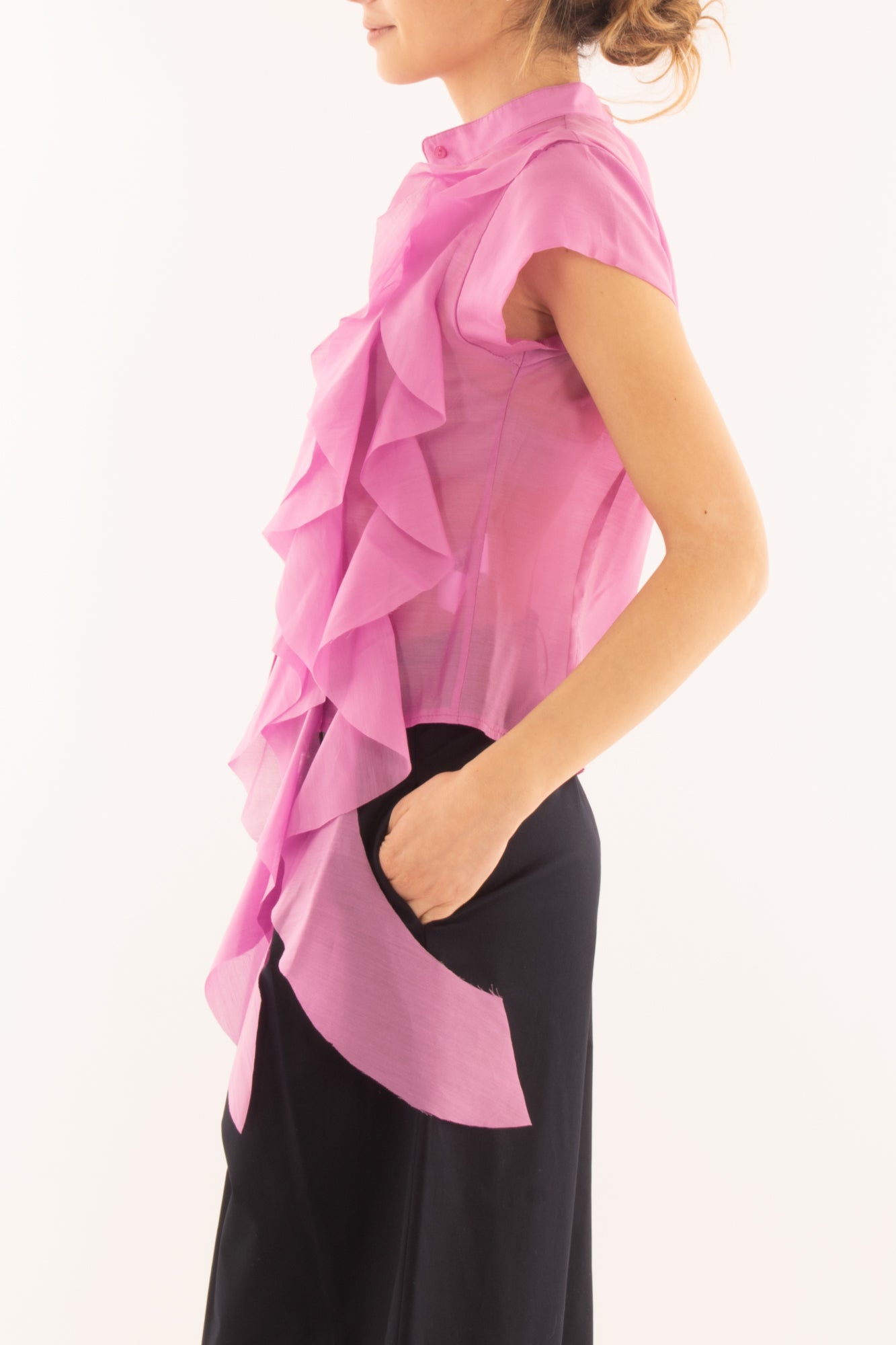Camicia con voilà da Donna Motel - Azalea