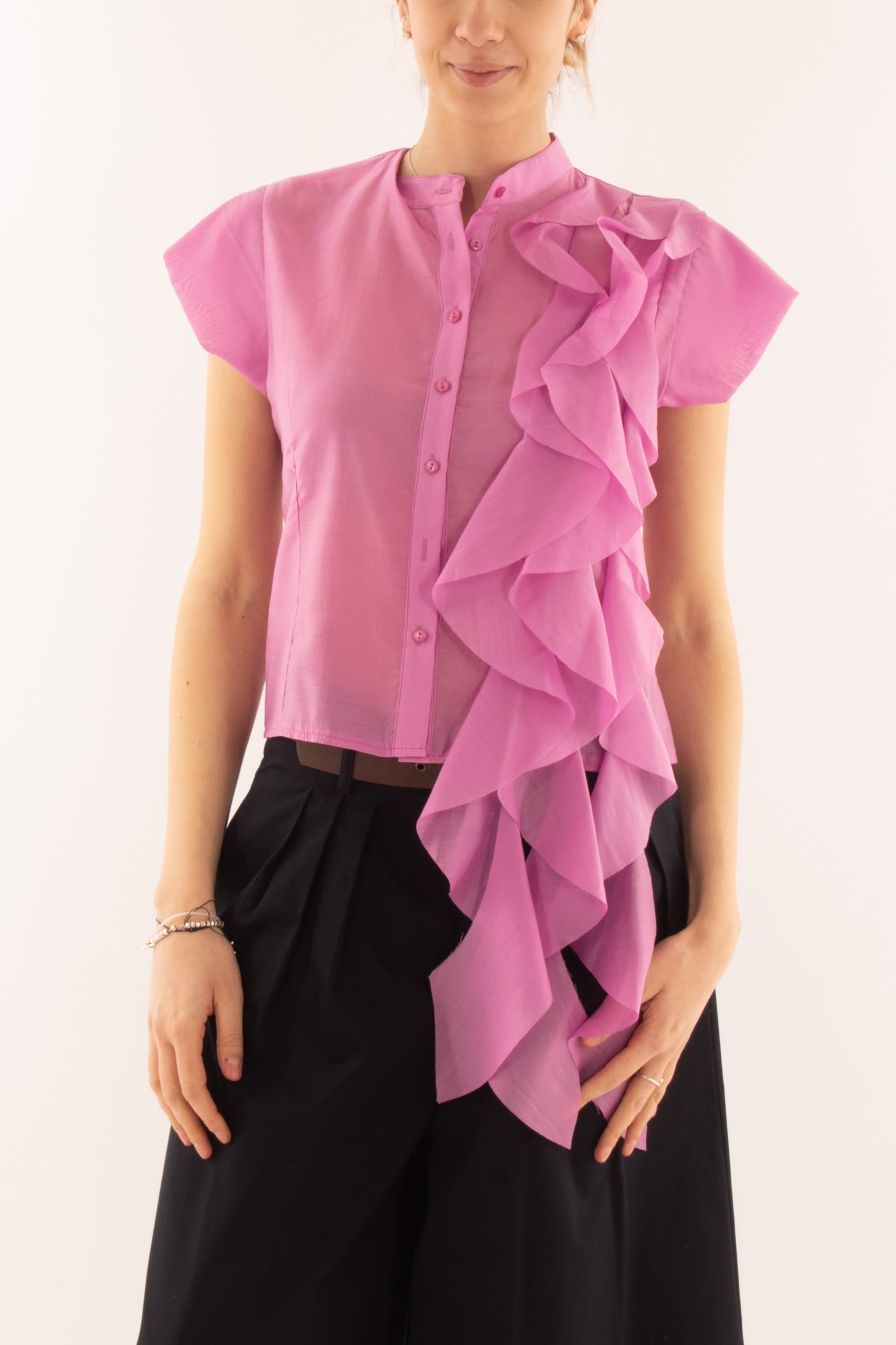 Camicia con voilà da Donna Motel - Azalea