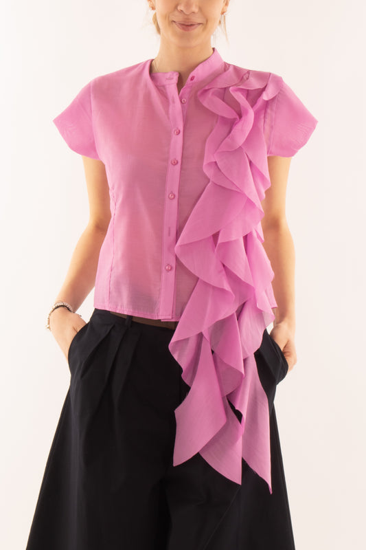 Camicia con voilà da Donna Motel - Azalea