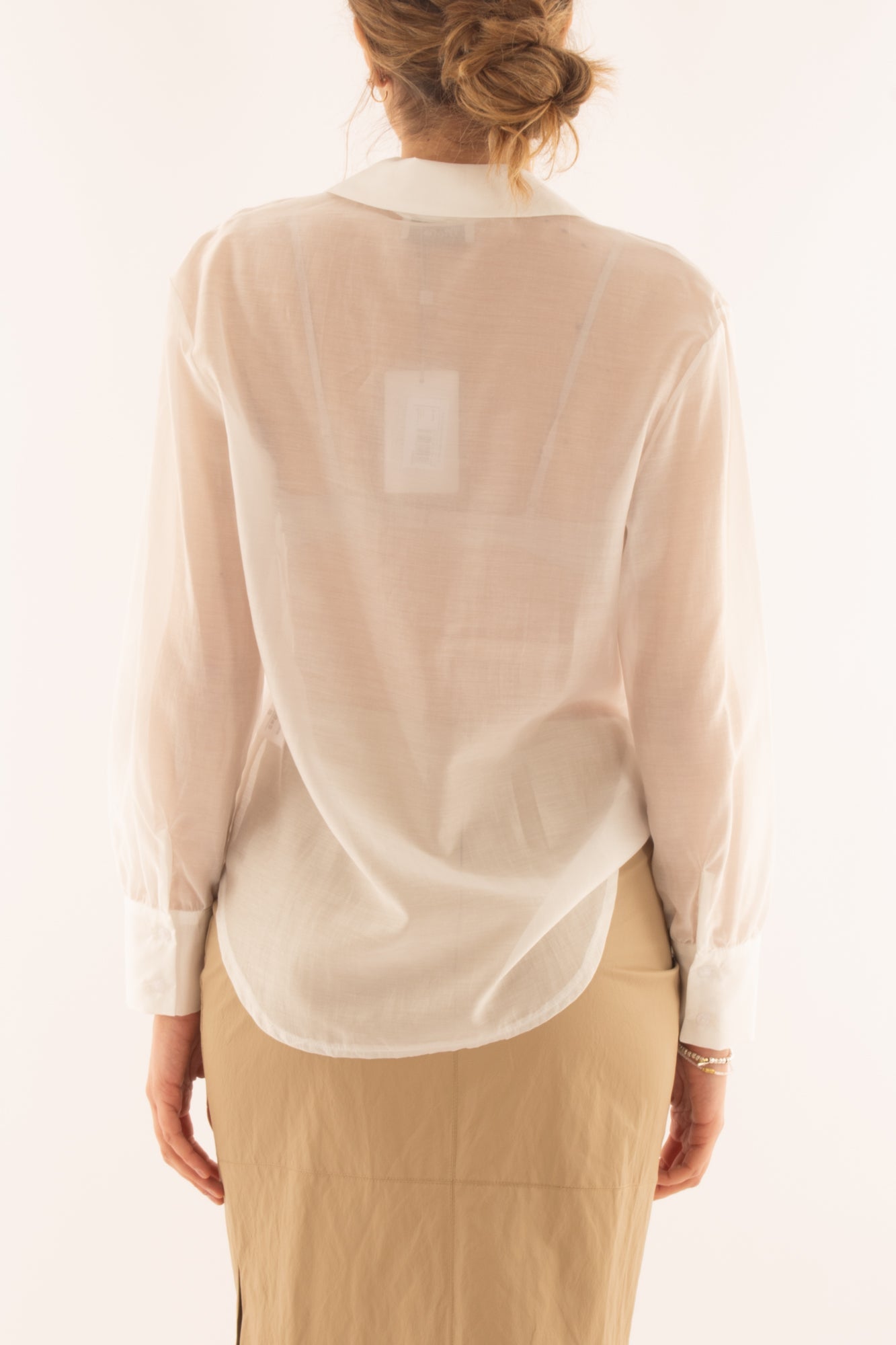 Camicia over da Donna Motel - Gesso