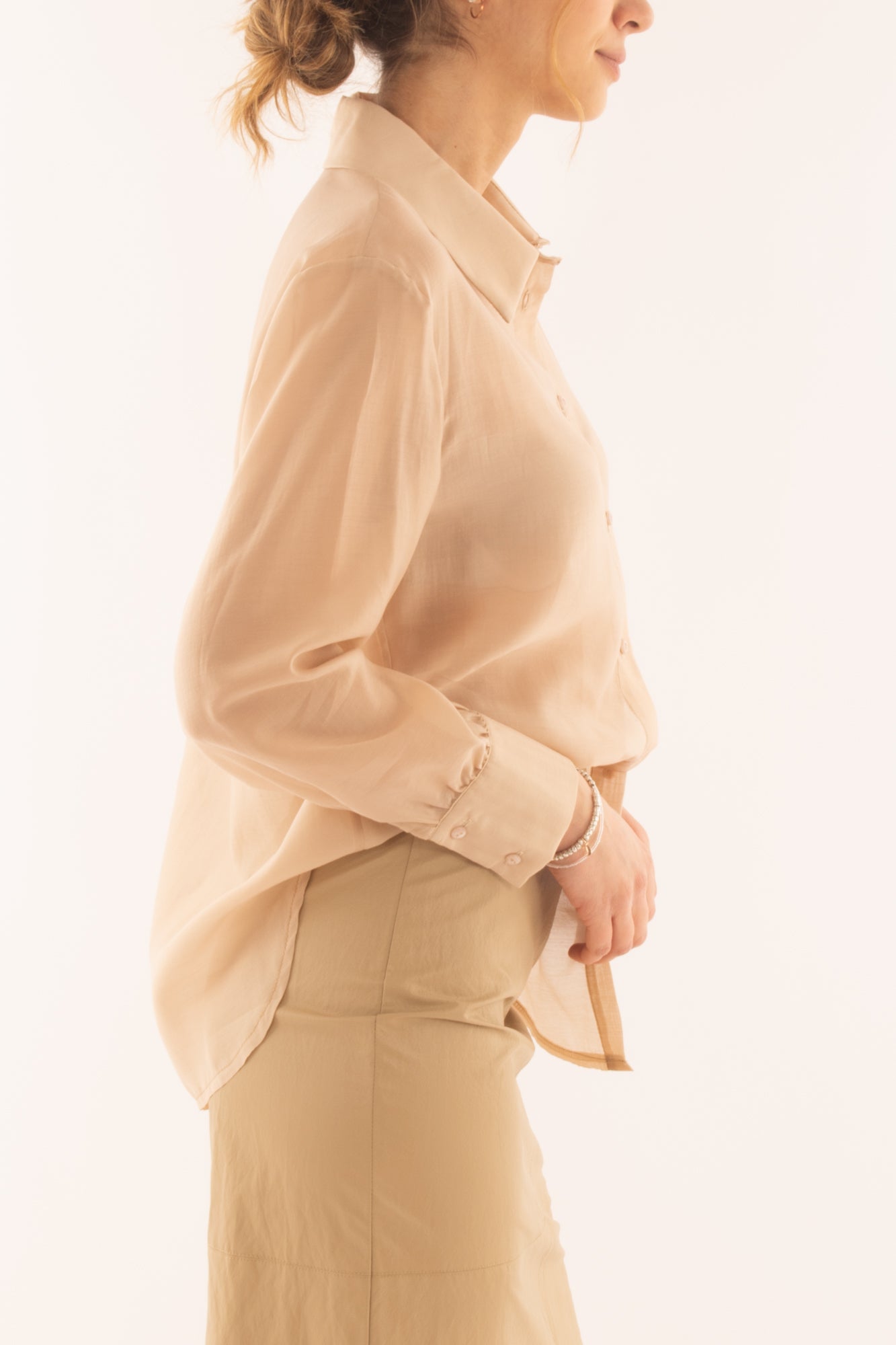 Camicia over da Donna Motel - Sabbia