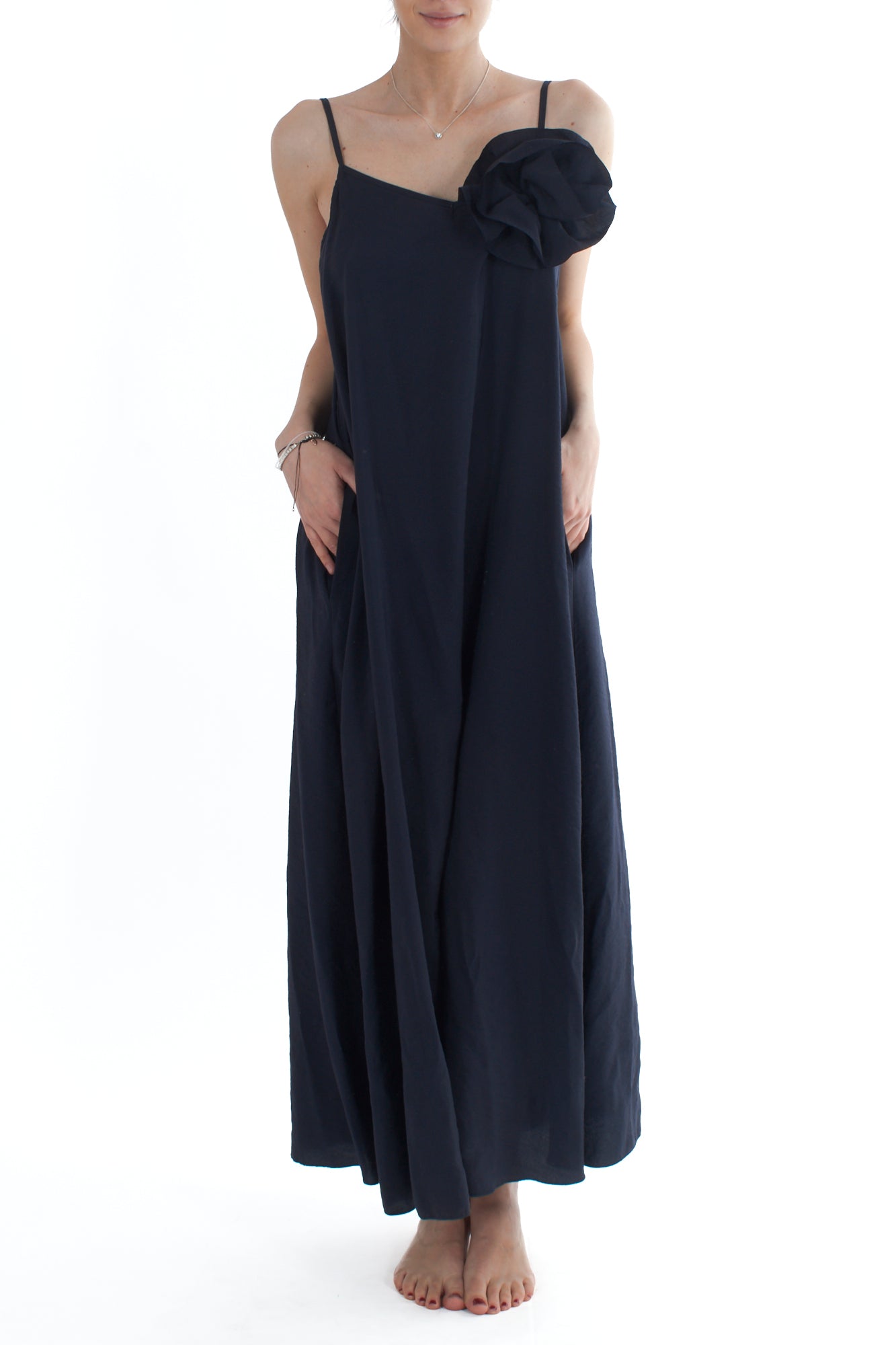 Abito lungo da Donna Motel - Blu