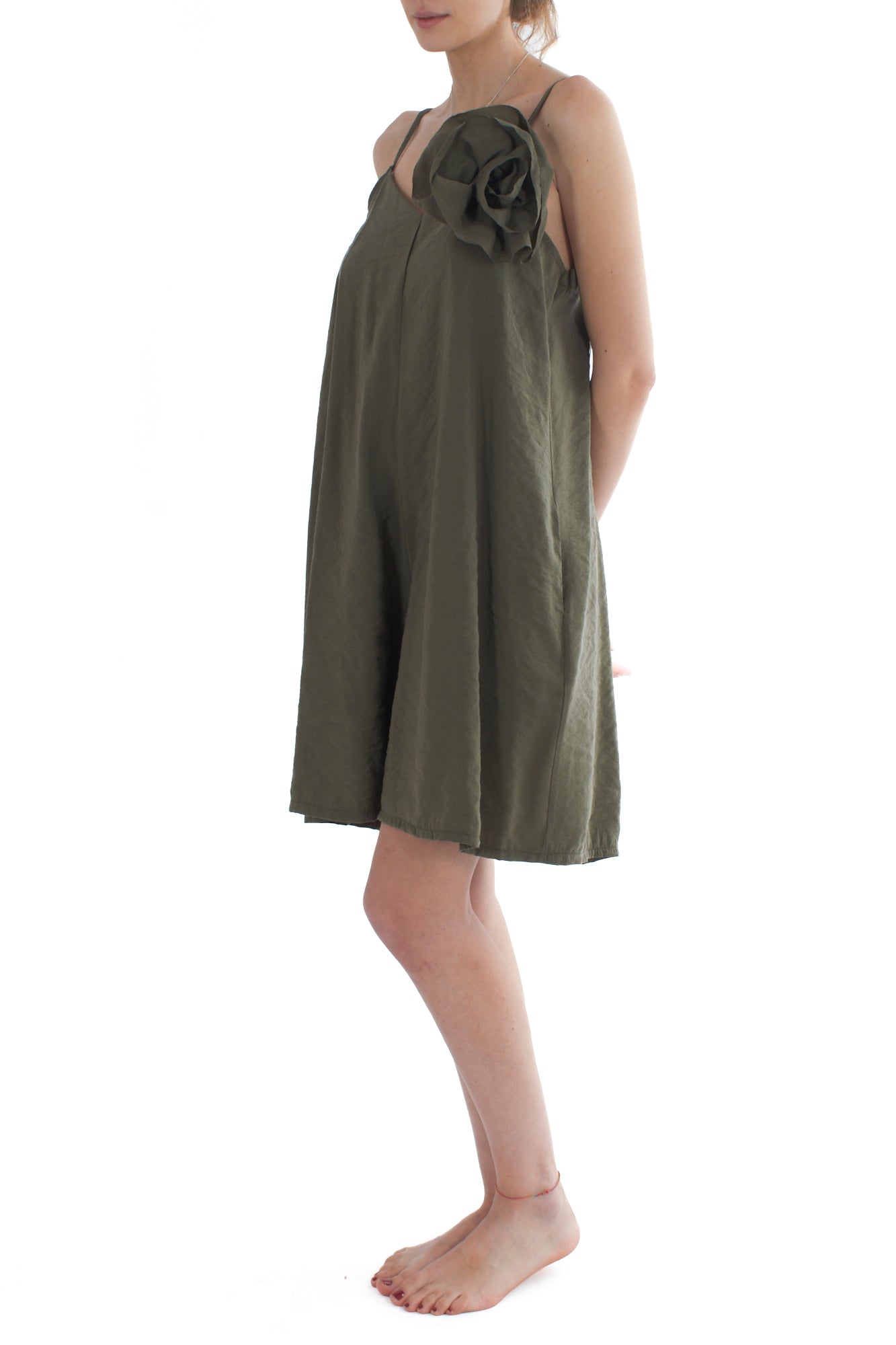 Tuta corta da Donna Motel - Militare