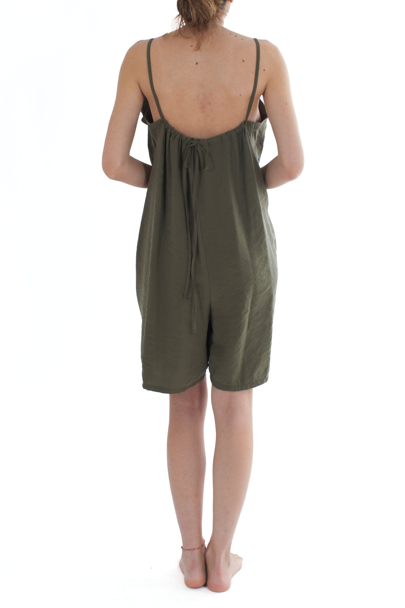 Tuta corta da Donna Motel - Militare