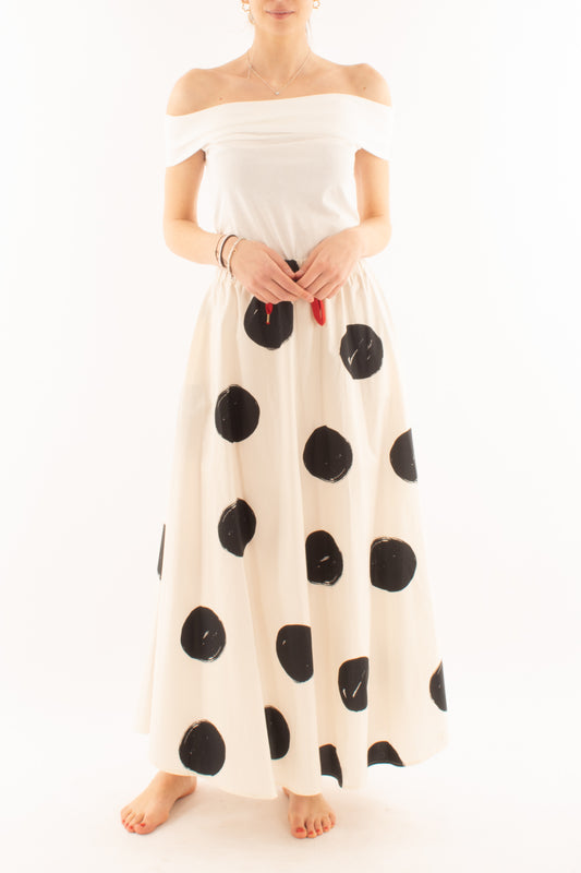 Abito a pois da Donna Motel - Naturale