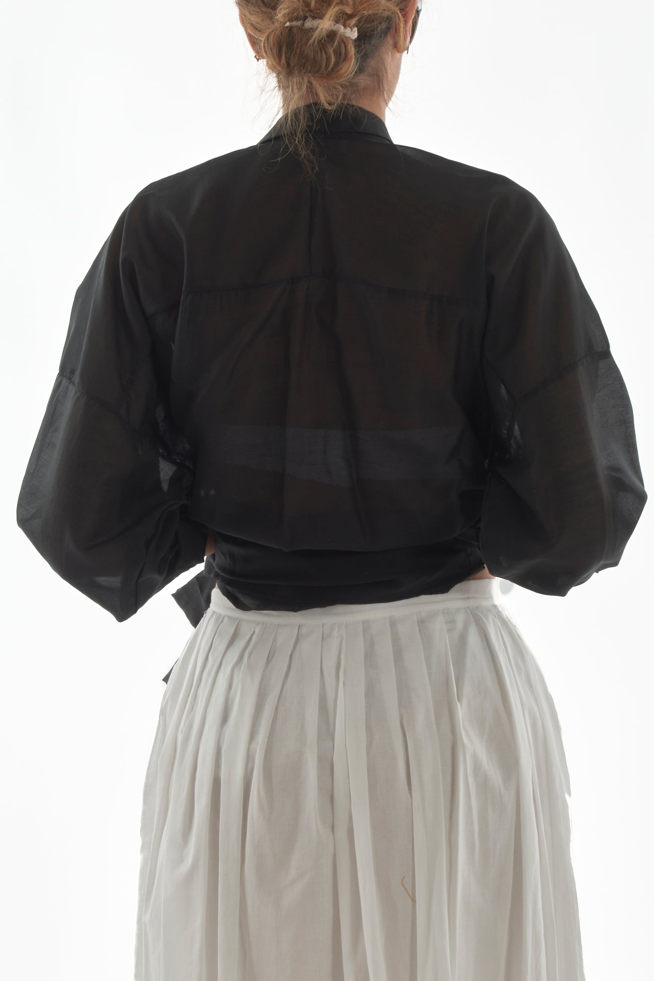 maglia incrociata da Donna Motel - Nero