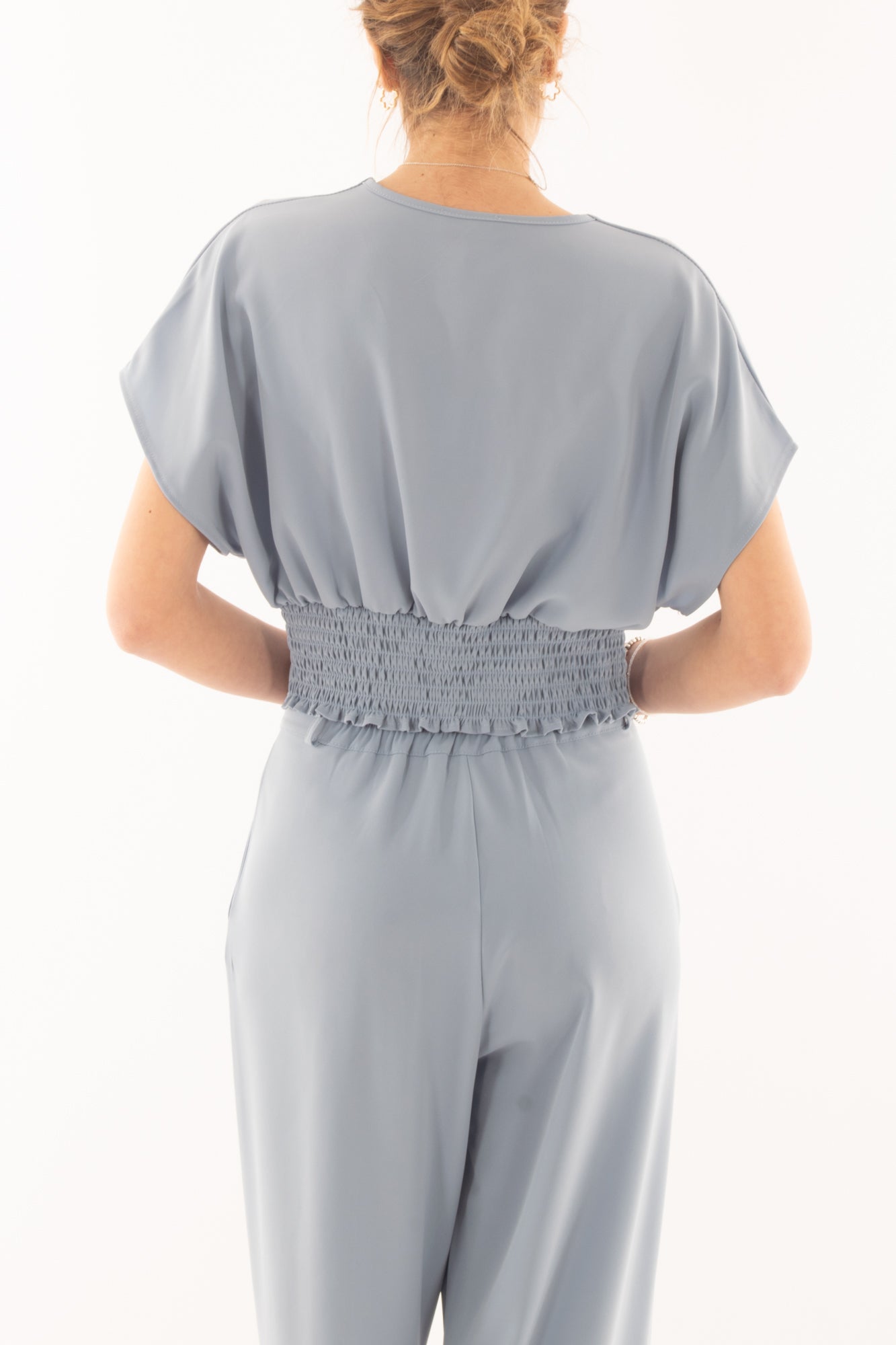 Maglia corta da Donna Saiph - Celeste