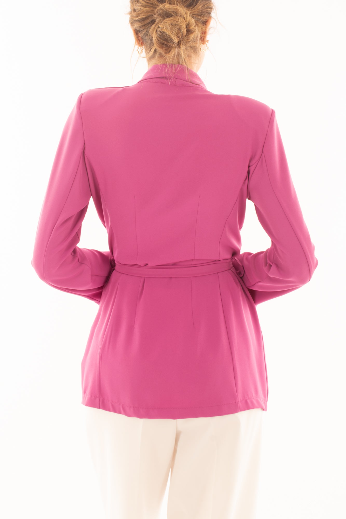 Giacca con cinta da Donna Saiph - Malva