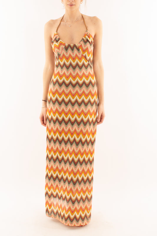 Abito multicolor da Donna Saiph - Arancio