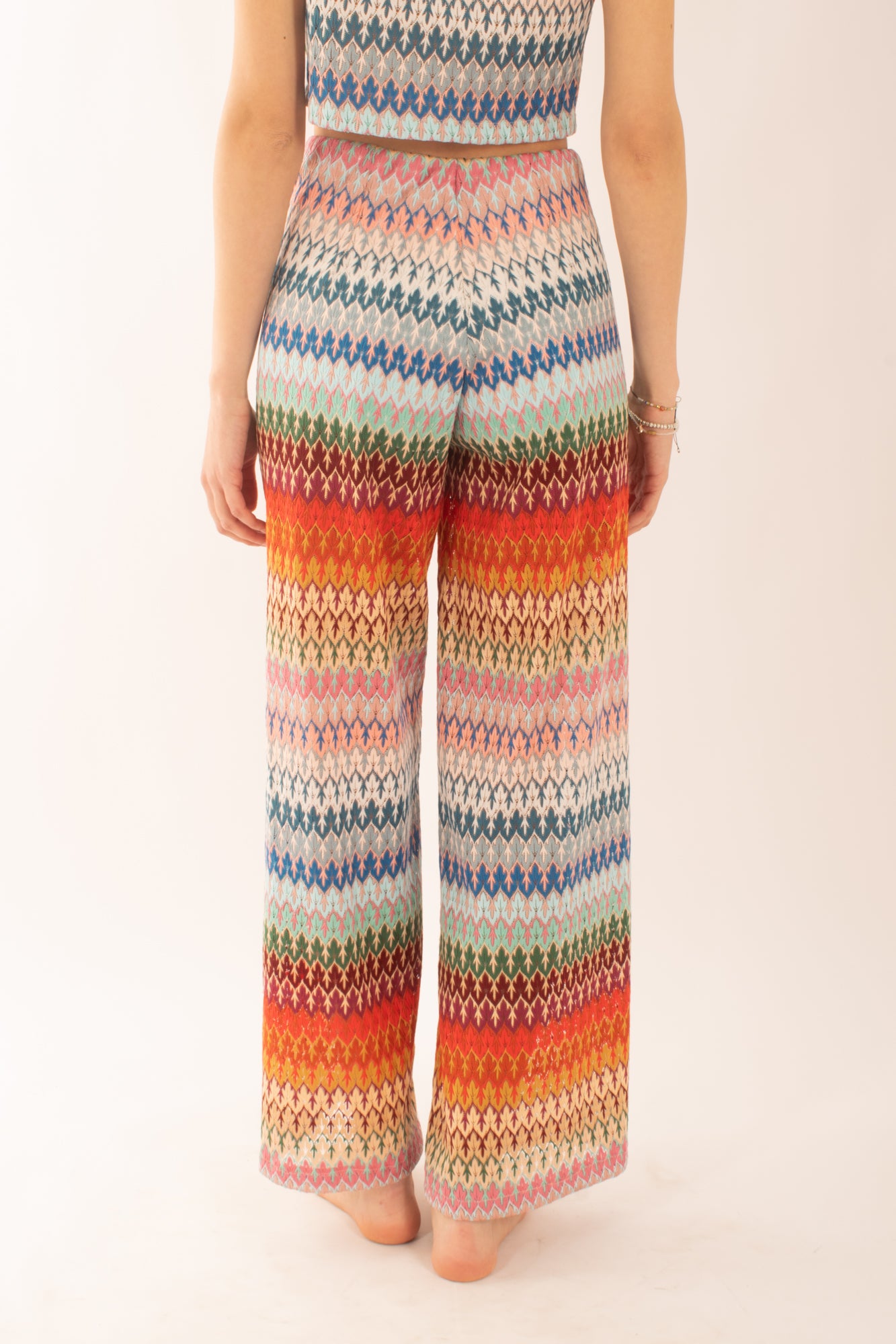 Pantalone fantasia da Donna Saiph - Rosso