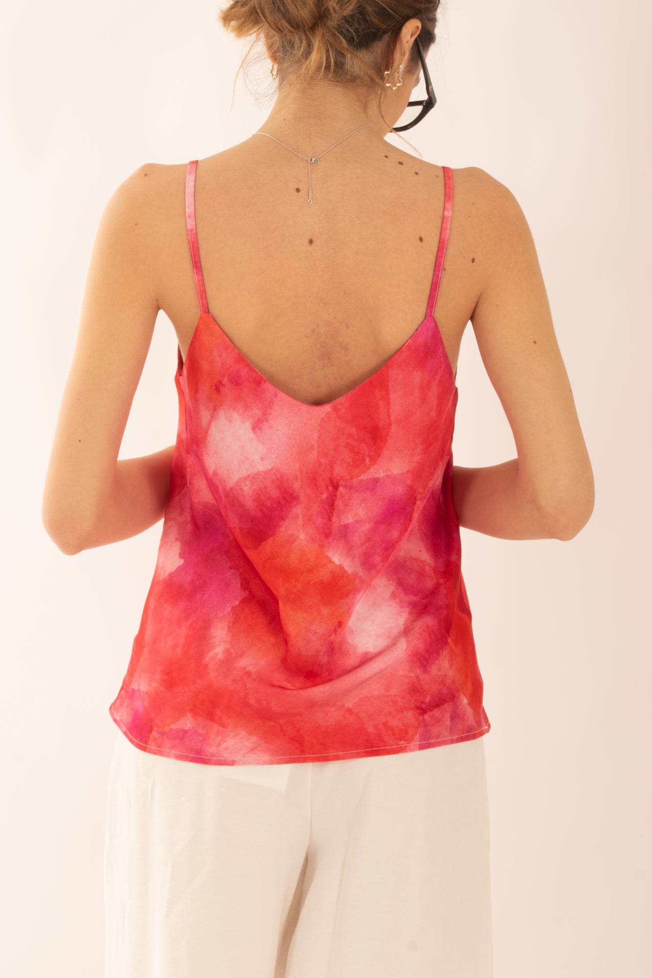 Canottiera fantasia da Donna Saiph - Fuxia