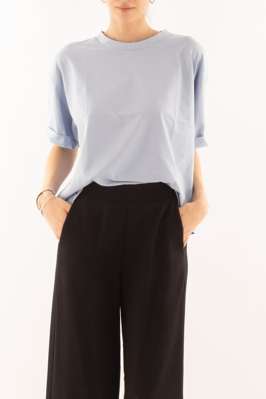 T-shirt over da Donna Susy mix - Celeste