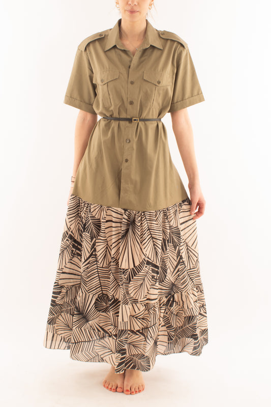 Abito lungo vintage da Donna Susy mix - Verde