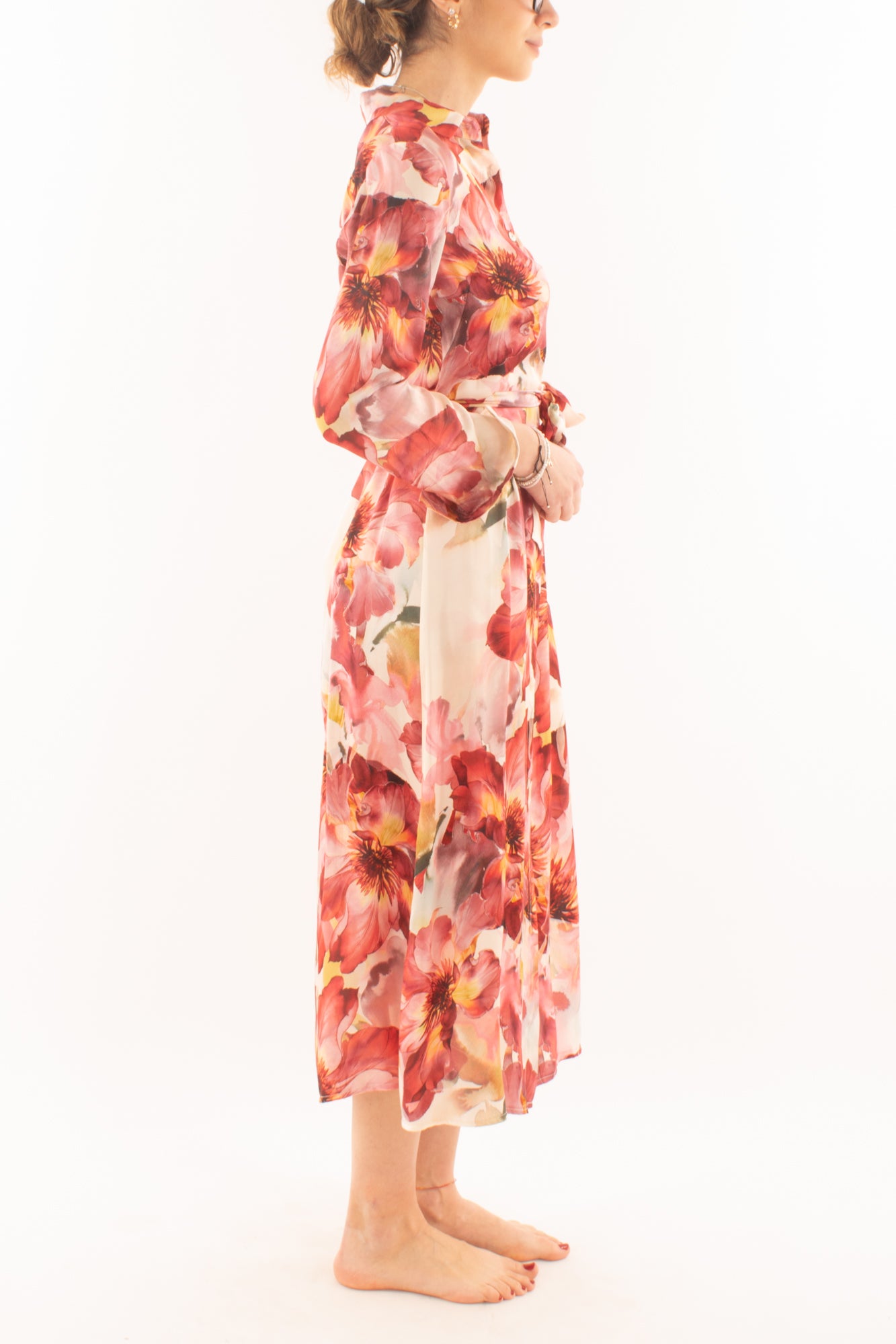 Abito chemisier fantasia da Donna Susy mix Rosso