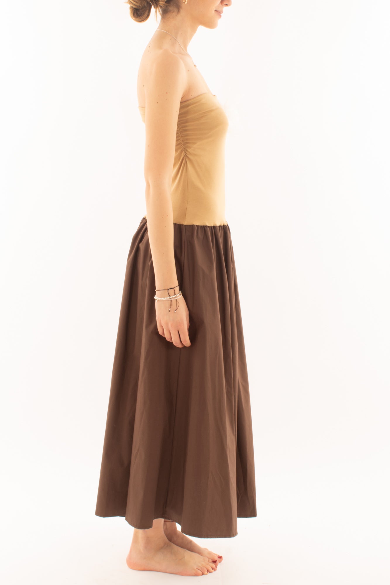 Abito a fascia da Donna Susy mix - Beige