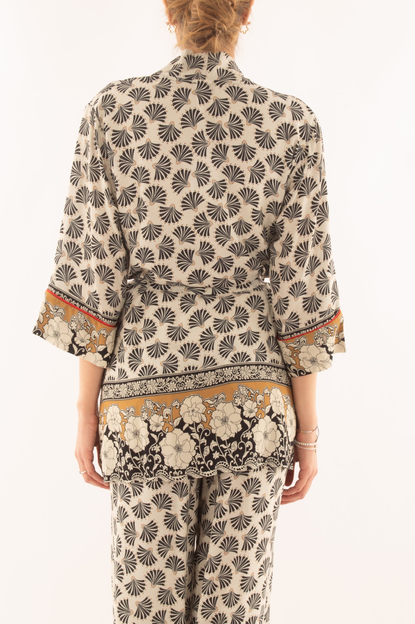 Kimono in viscosa da Donna Susy mix - Blu