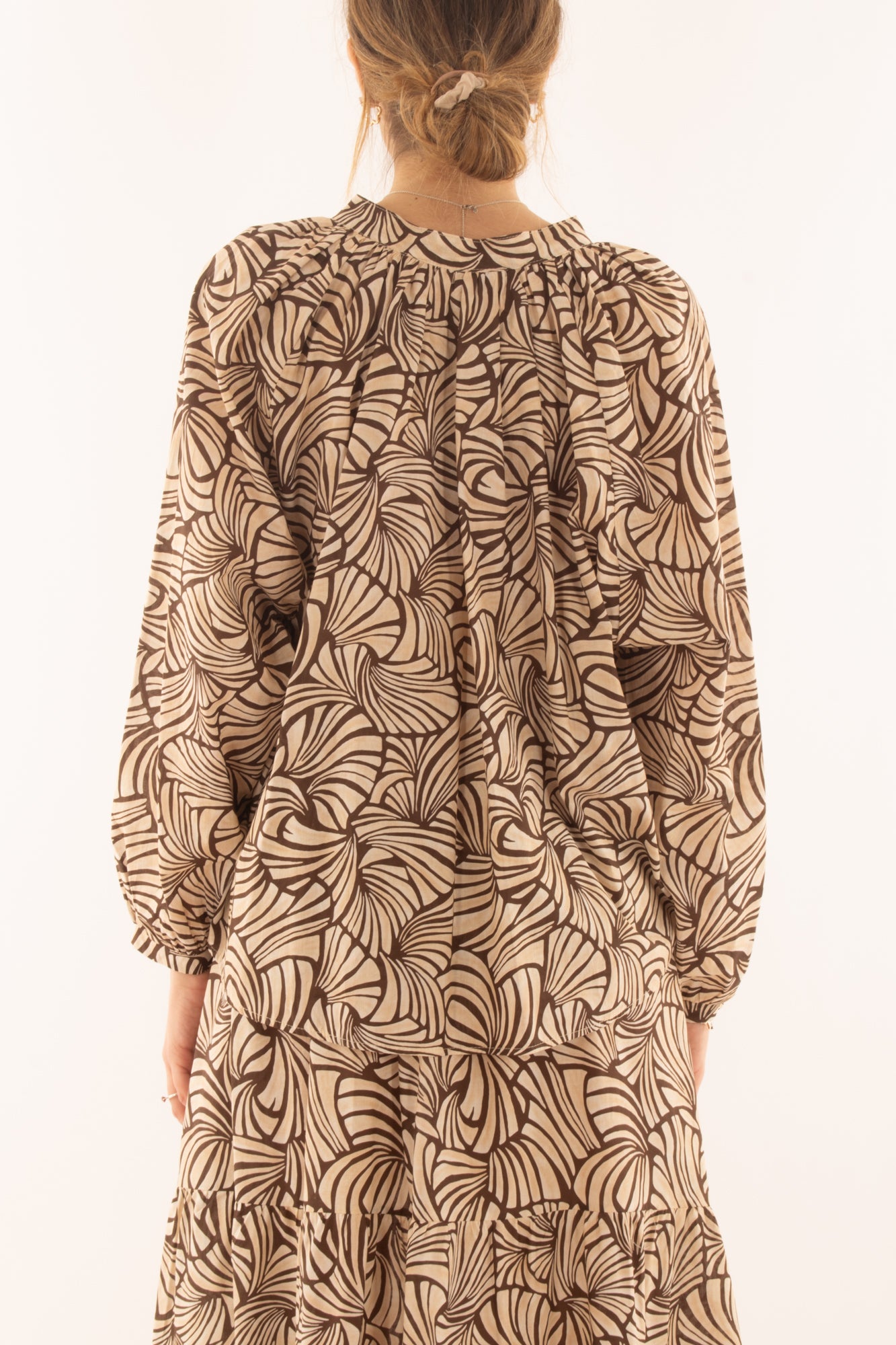 Camicia over fantasia da Donna Susy mix -Caffè