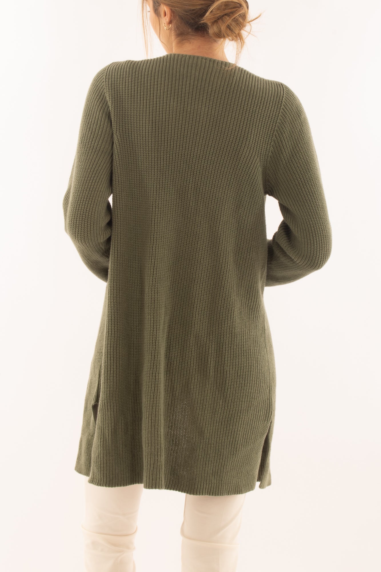 Cardigan aperto 3/4 da Donna Susy mix - Verde
