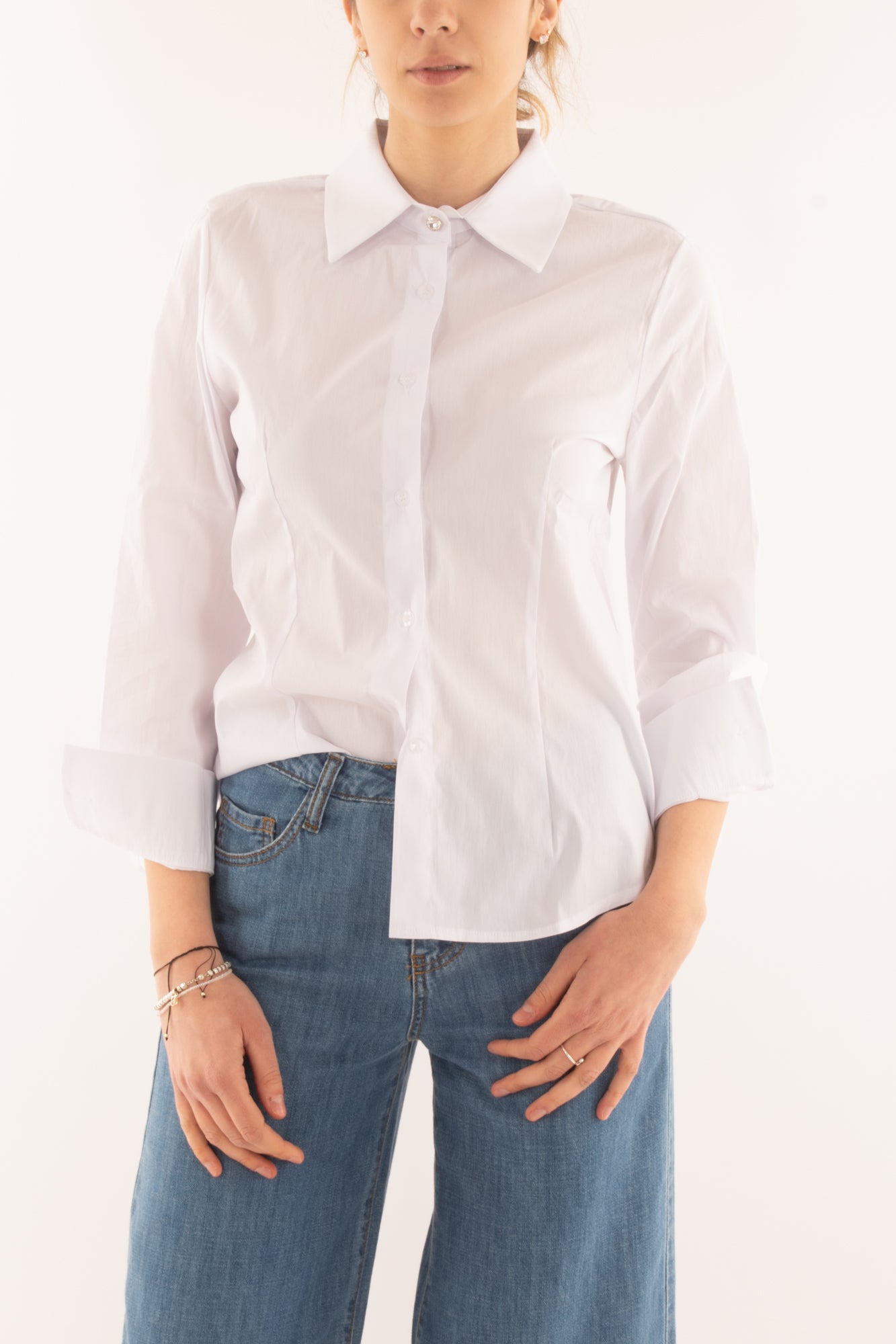Camicia base da Donna Susy mix - Bianco