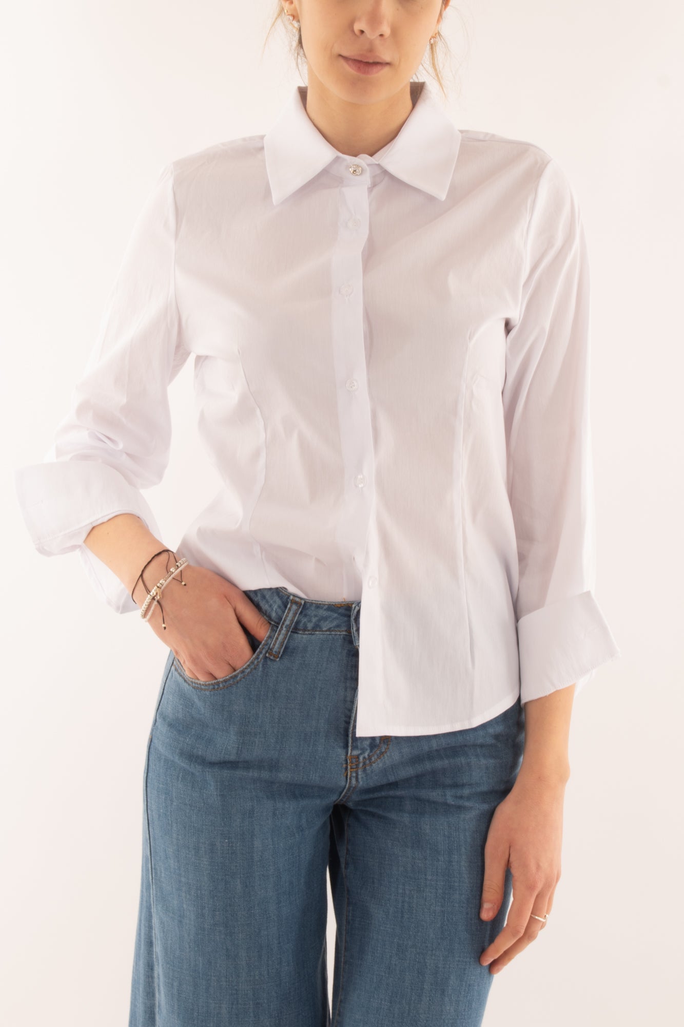 Camicia base da Donna Susy mix - Bianco