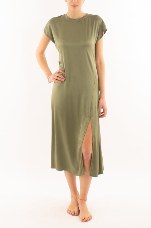 Abito in satin da Donna Susy mix - Verde