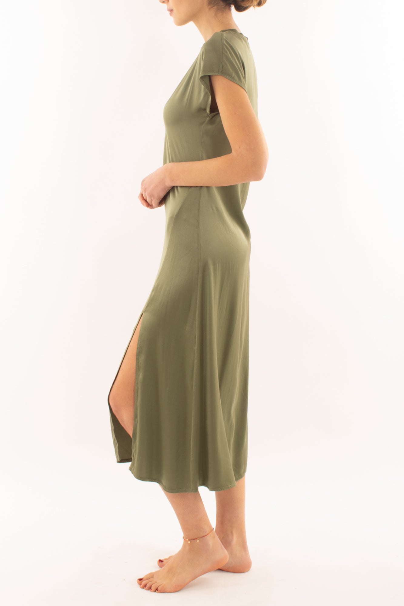 Abito in satin da Donna Susy mix - Verde