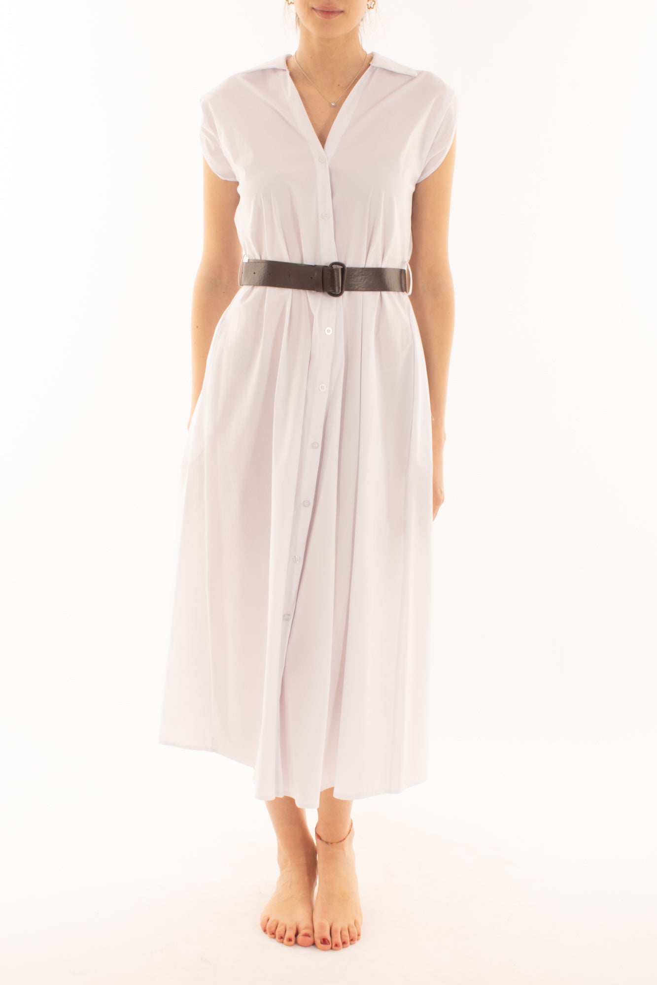 Chemisiere senza manica Susy mix - Rosso