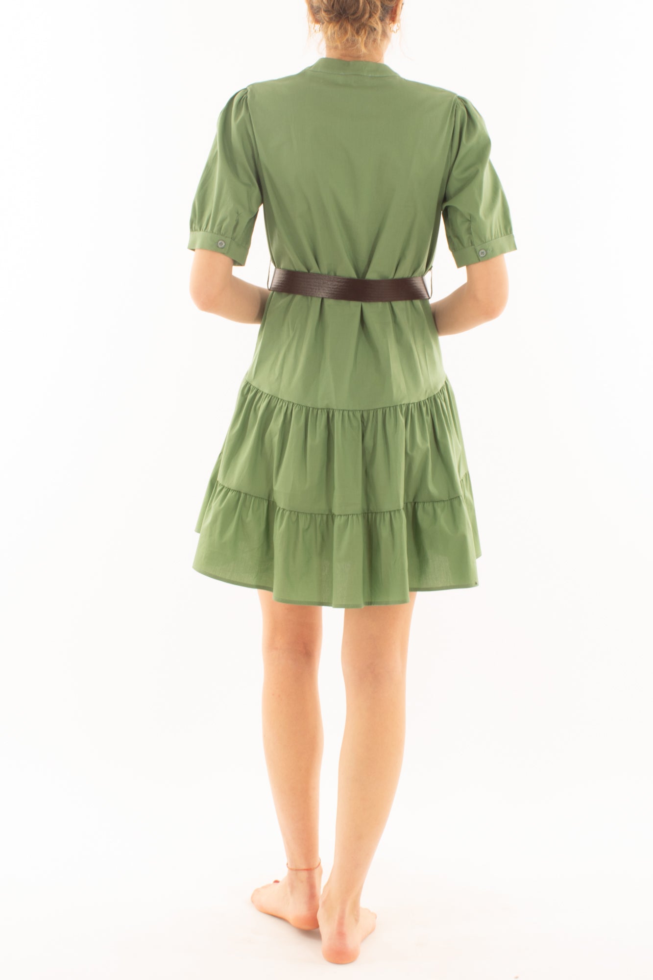 Abito corto mezze manica da Donna Susy mix - Verde