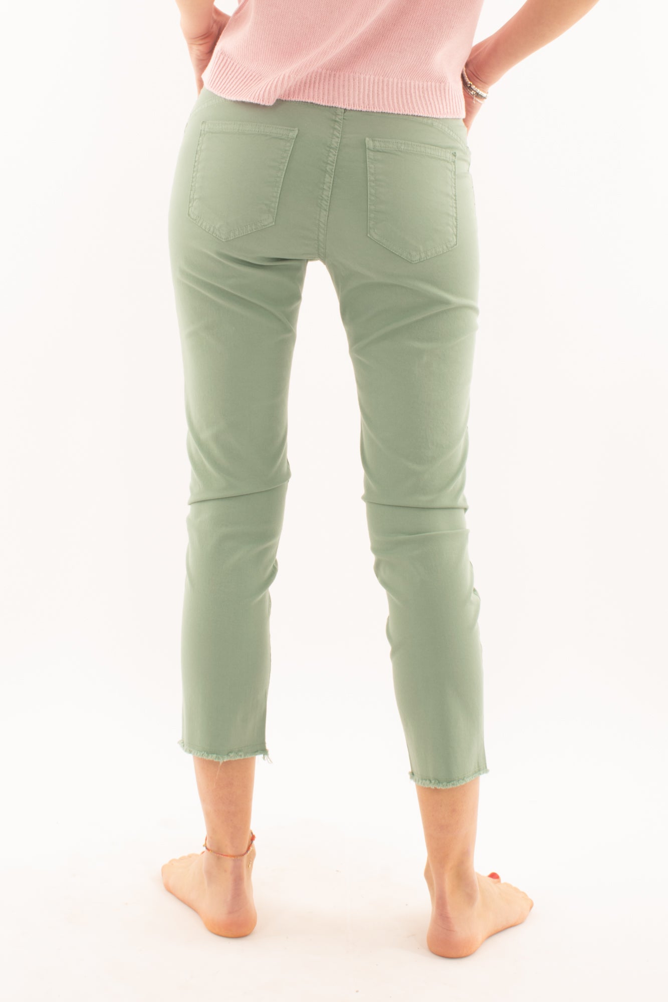 Pantalone 5 tasche da Donna Susy mix elite - Salvia