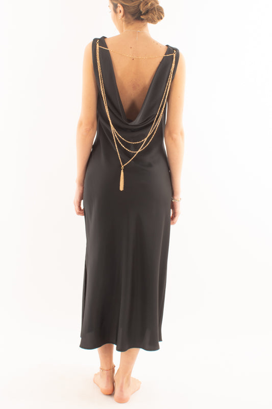 Abito con catene da Donna Susy Mix Elite - Nero