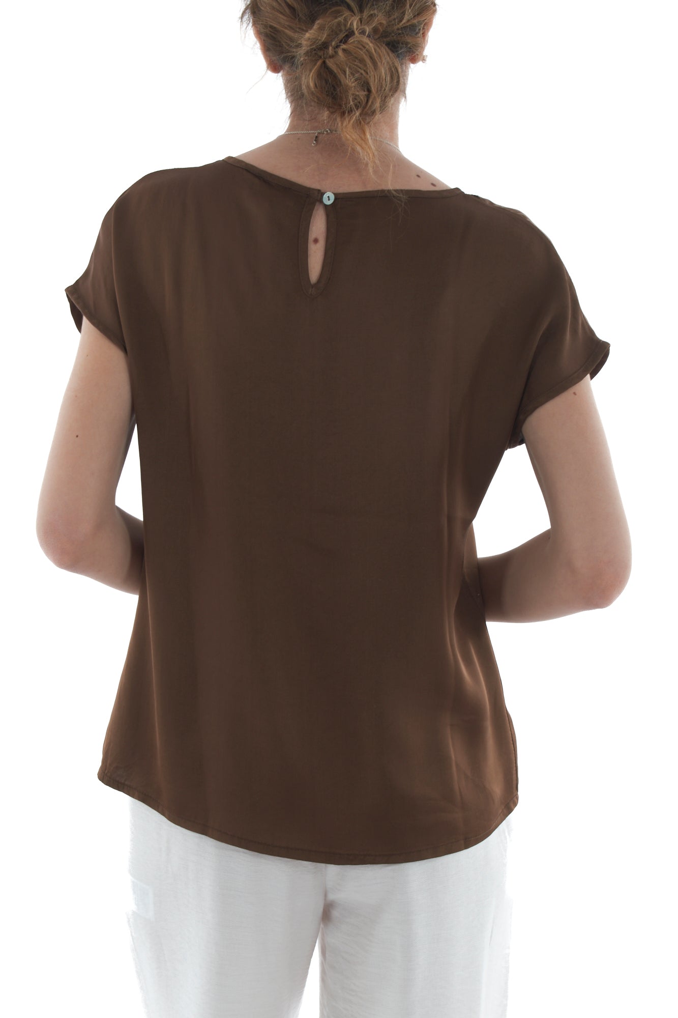 Blusa mezze manica da Donna Susy mix Caffe
