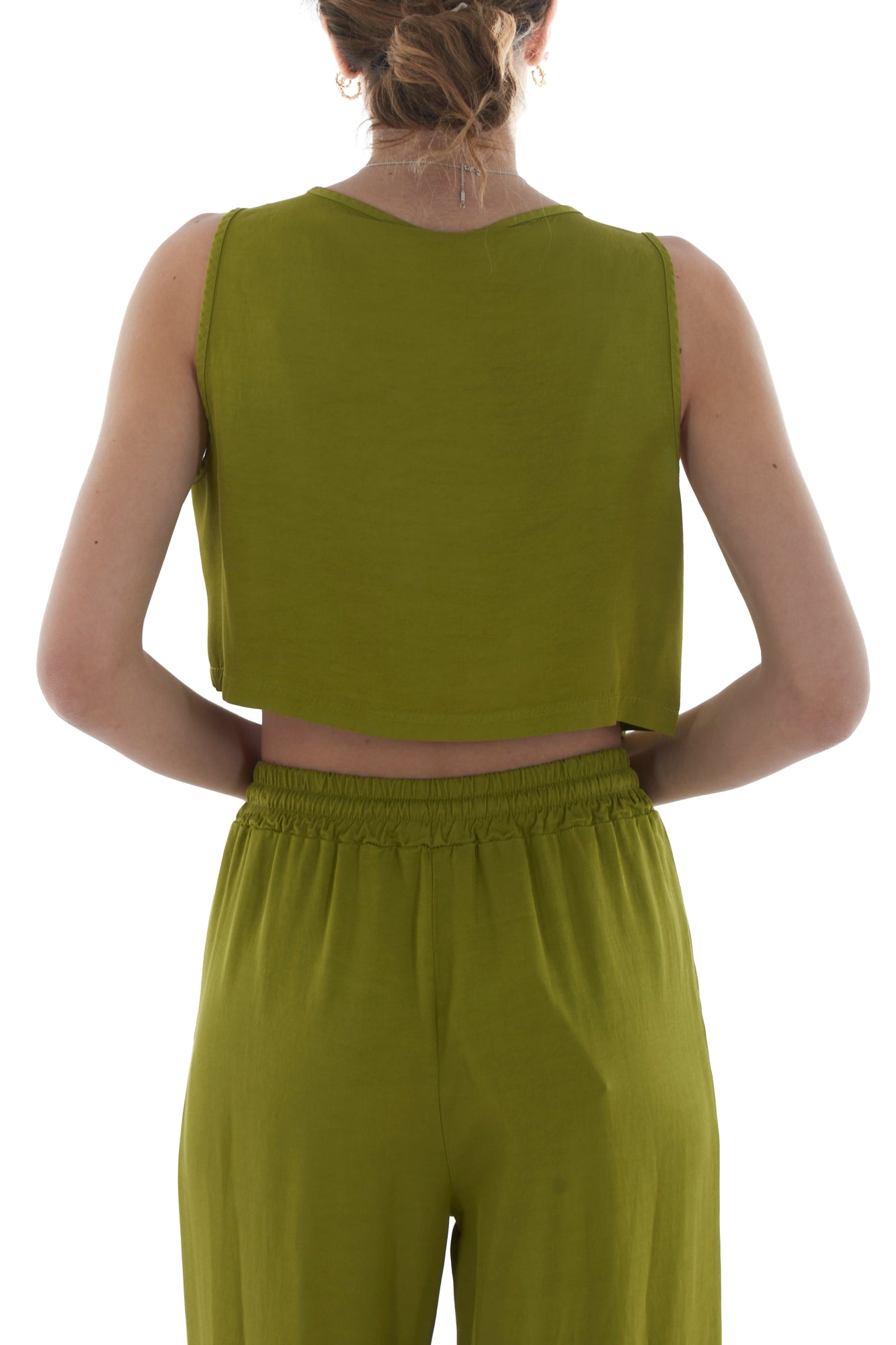 Gilet un bottone da Donna Susy mix - Pistacchio