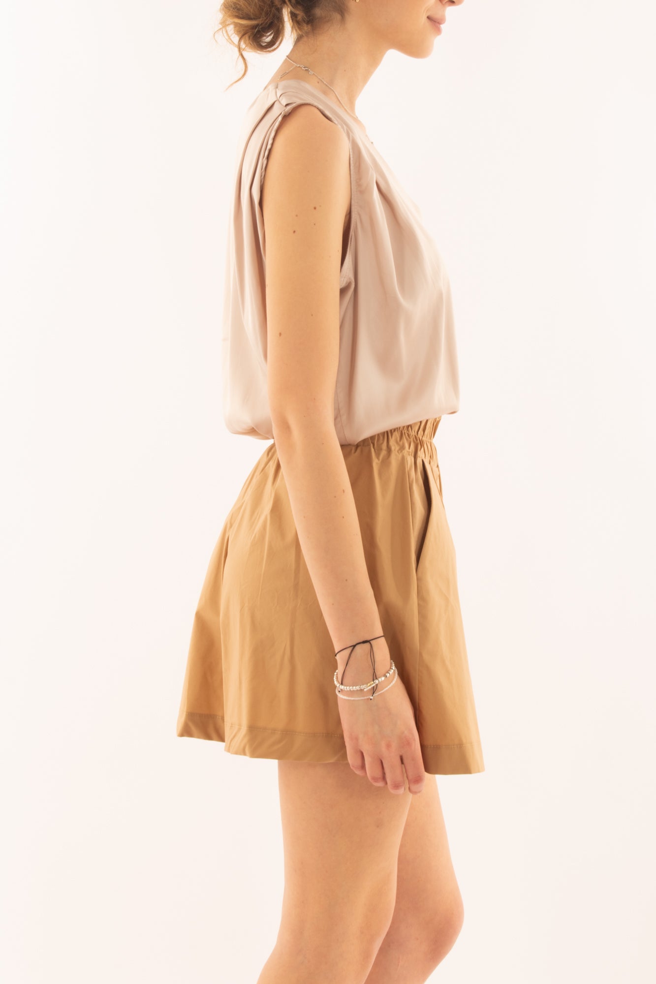 Blusa senza manica da Donna Susy mix - Beige
