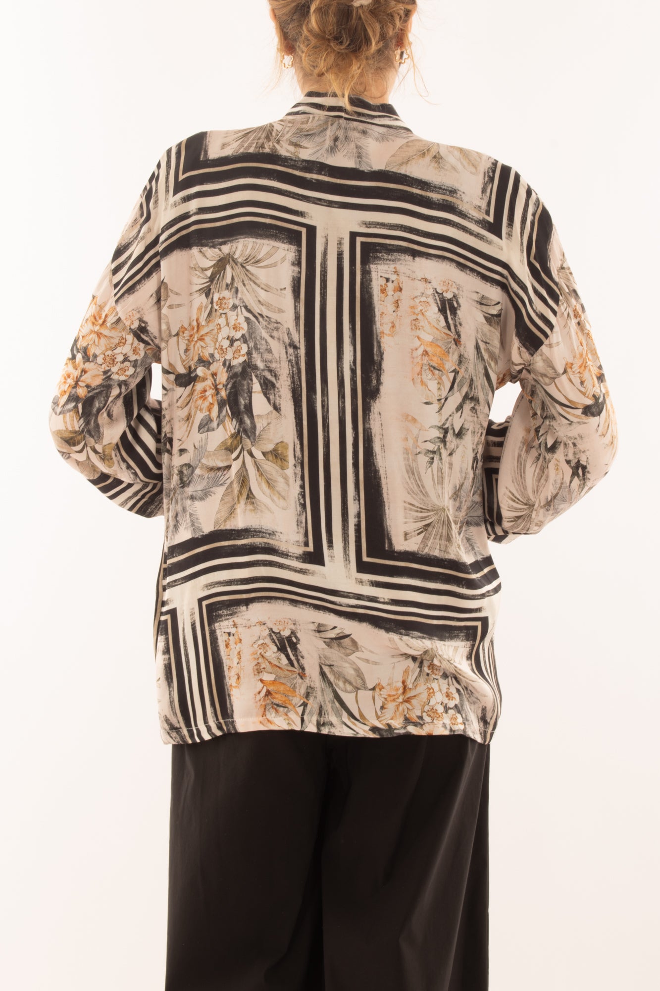 Kimono fantasia da Donna Susy mix - Latte