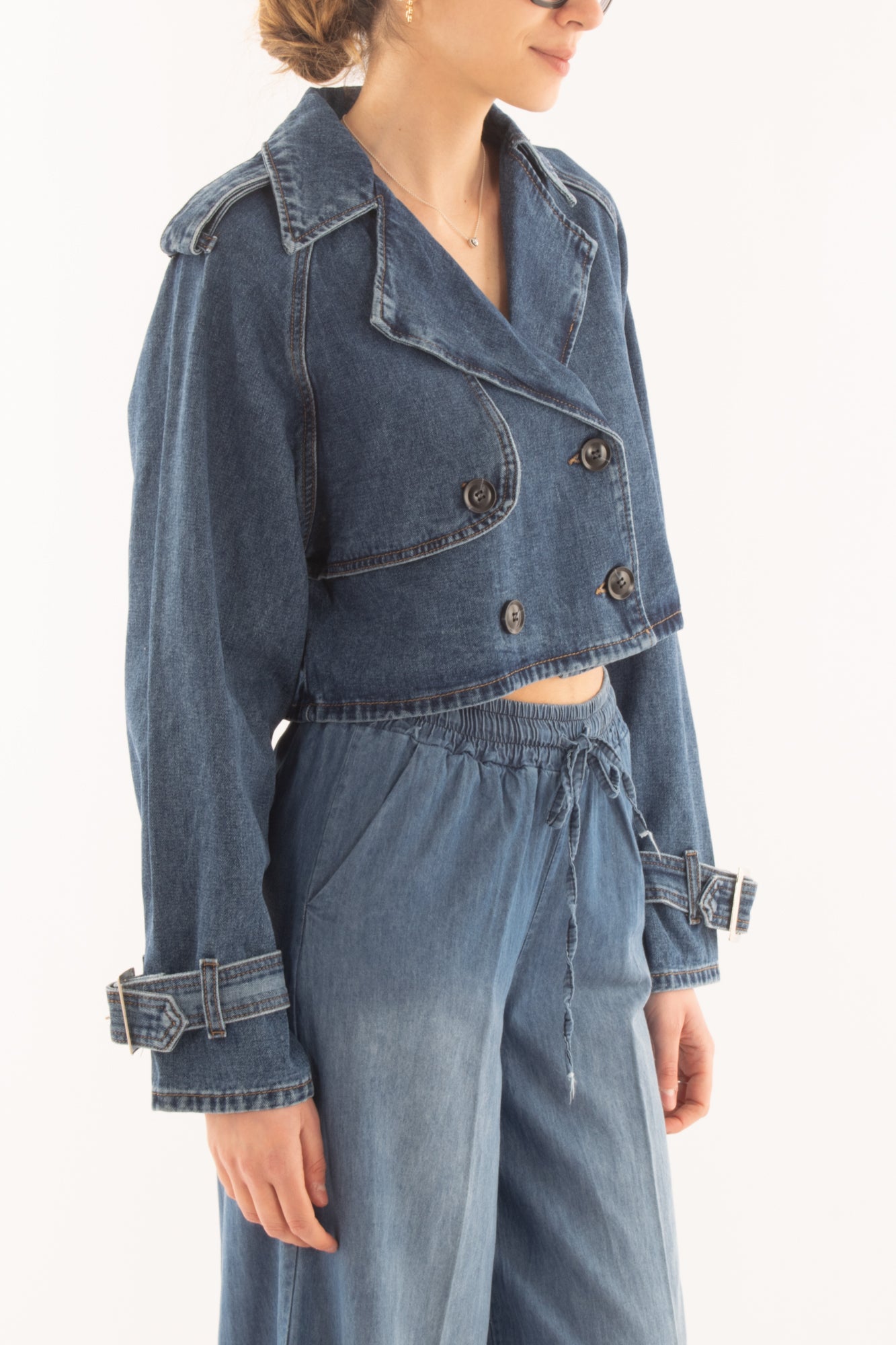 chiodo di jeans da Donna Susy mix - Denim