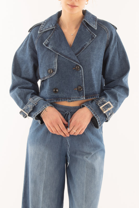 chiodo di jeans da Donna Susy mix - Denim