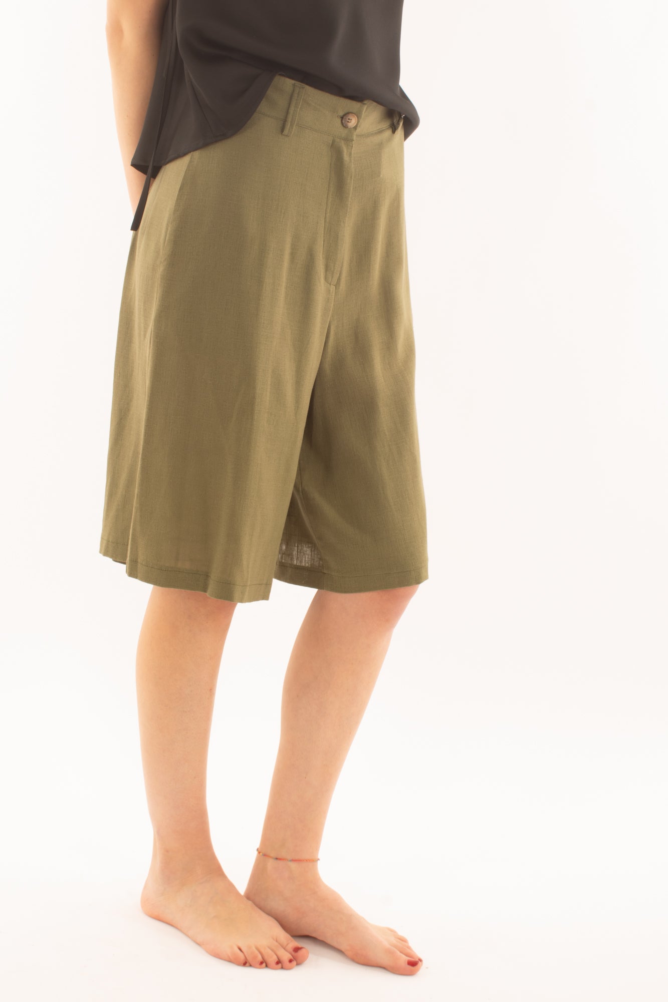 Bermuda al ginocchio da Donna Susy mix - Verde
