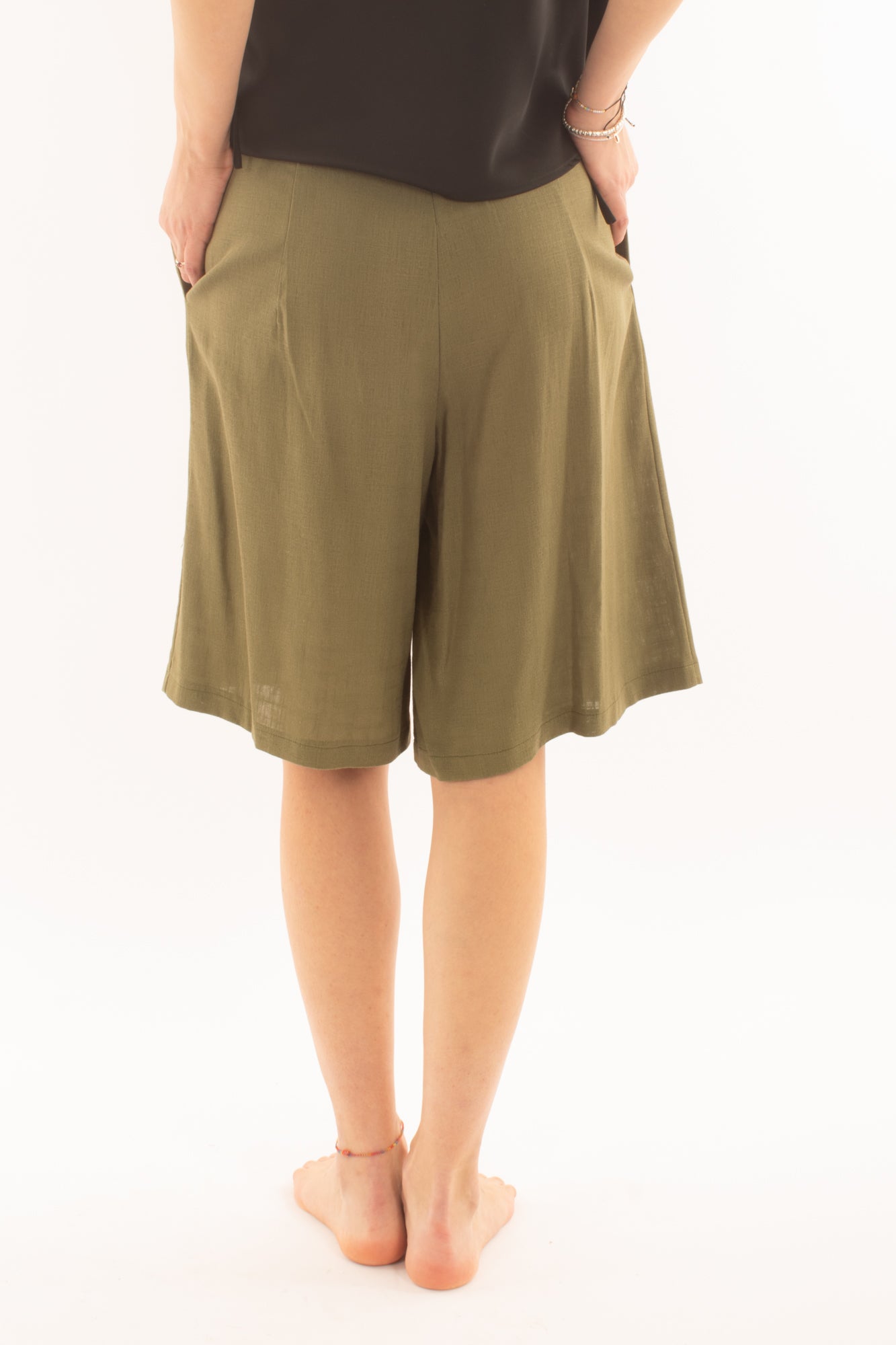 Bermuda al ginocchio da Donna Susy mix - Verde