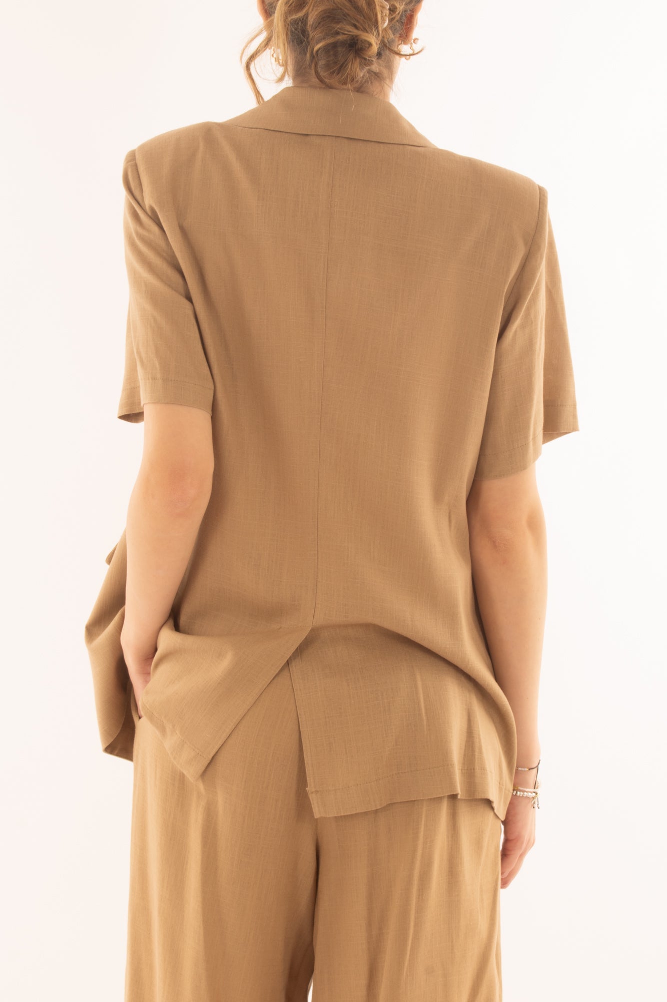 Giacca mezza manica da Susy mix - Biscotto