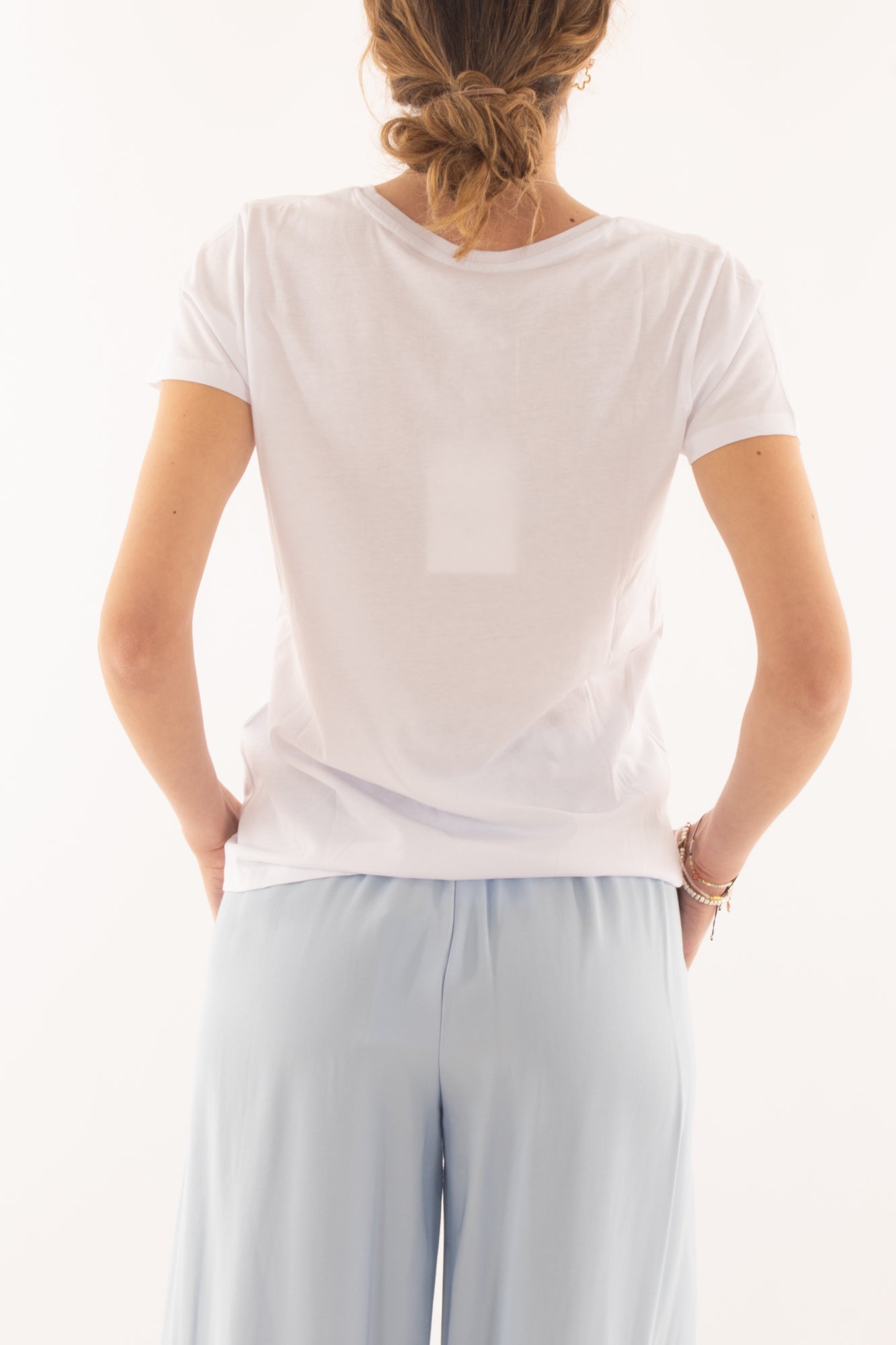 T-shirt con granchio da Donna -Susy mix - Bianco