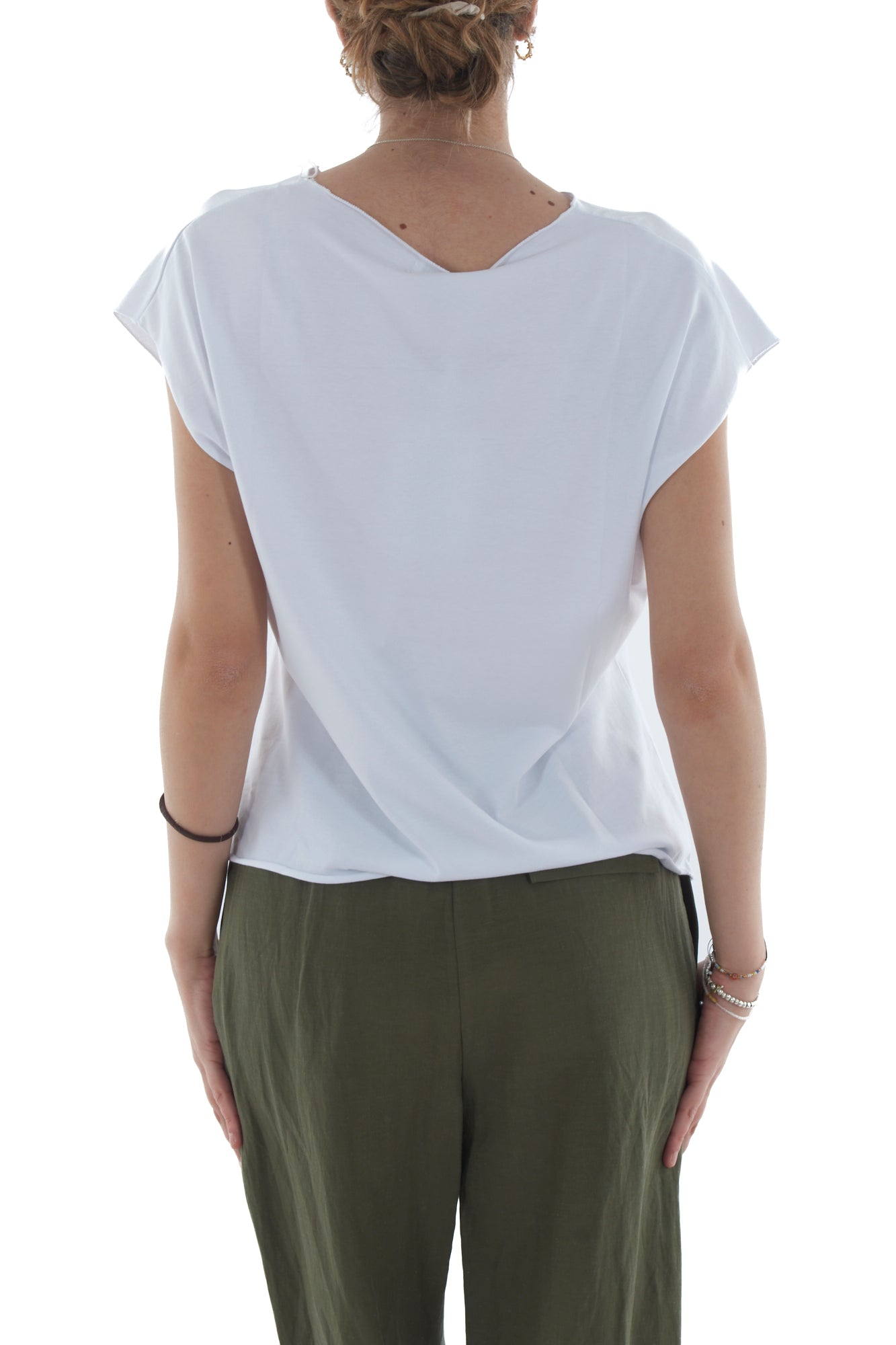 T-shirt ballerine maculate da Donna Susy mix - Bianco