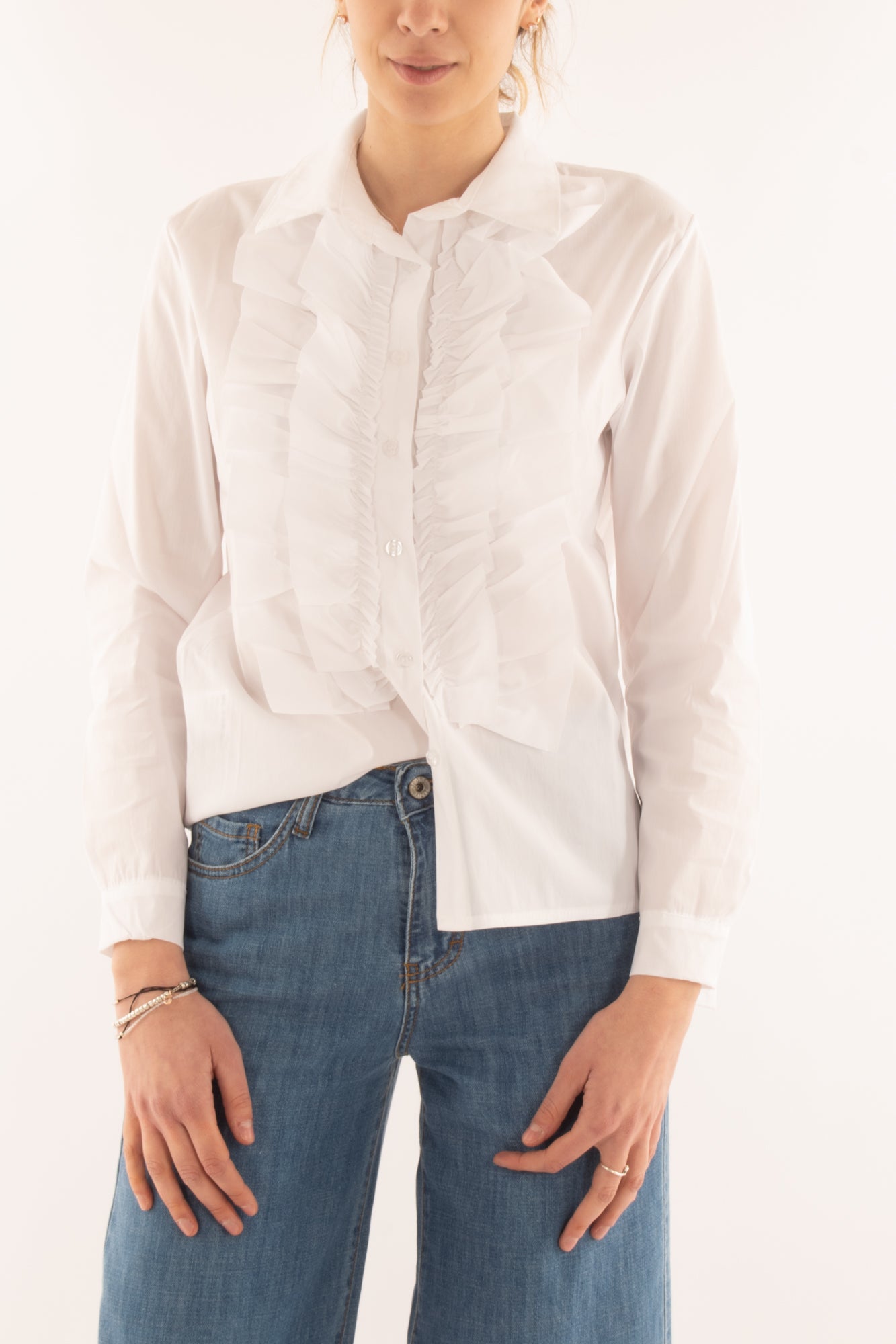 Camicia con rouge da Donna Susy mix - Bianco