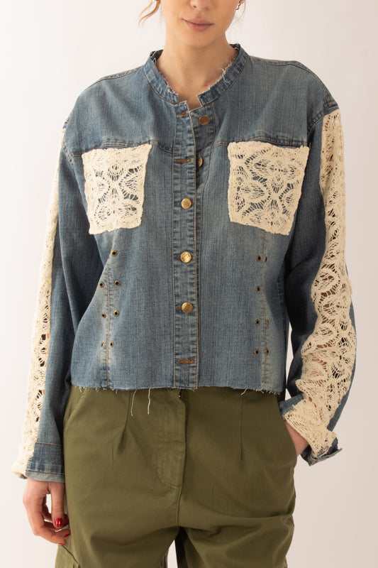 Giubbino di jeans vintage da Donna Susy mix - Jeans